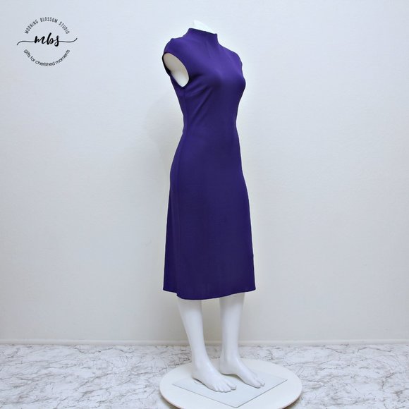 Rimini Dresses & Skirts - Rimini High Neck Sleeveless Shift Midi Dress